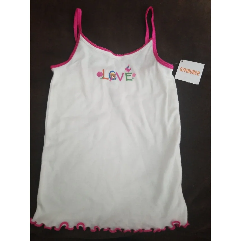 Gymboree sweet music love camisole 3 4 nwt